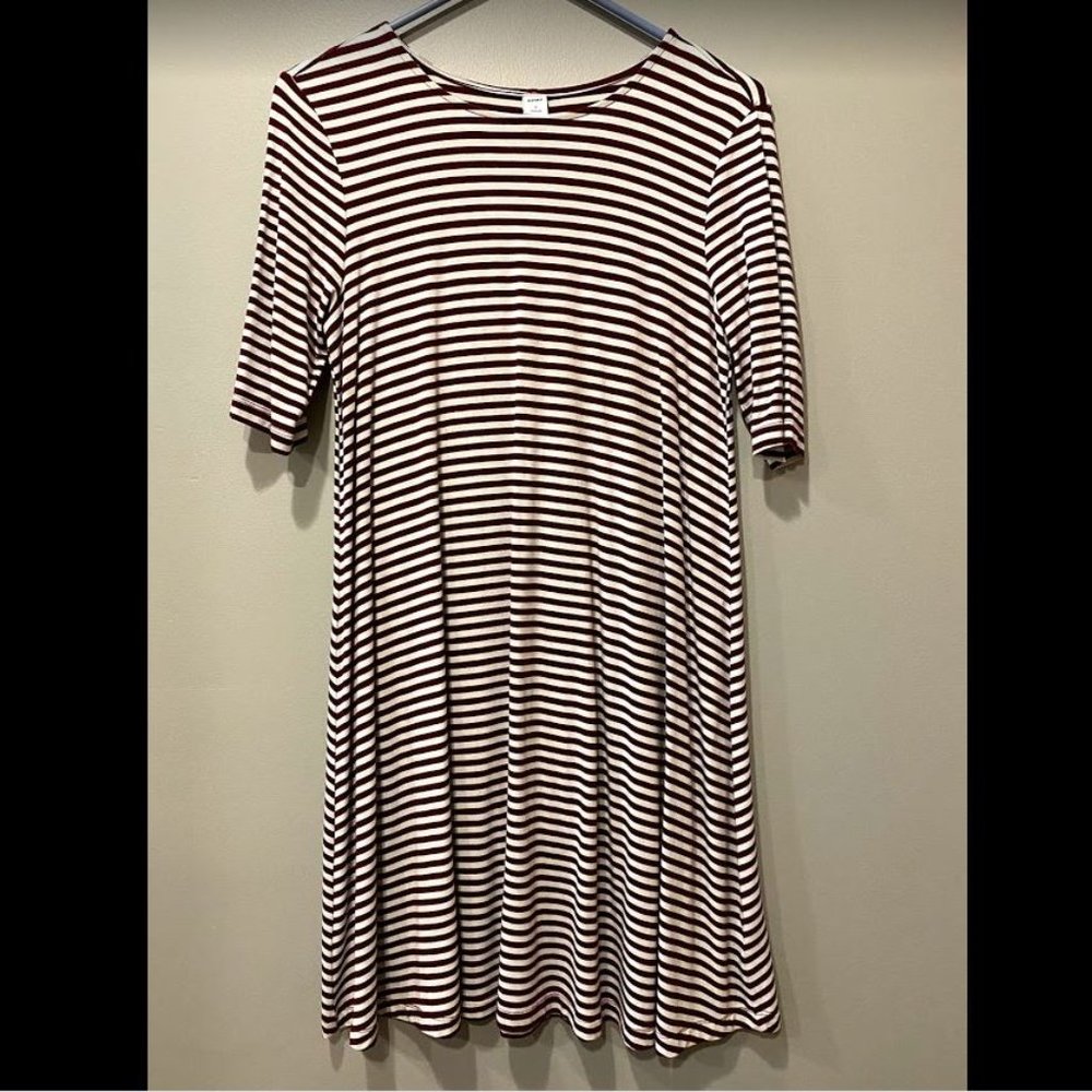 Striped T-Shirt Dress